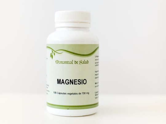 Magnesio en cápsulas. 